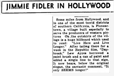 Sept. 13, 1949 - Joplin Globe article clipping