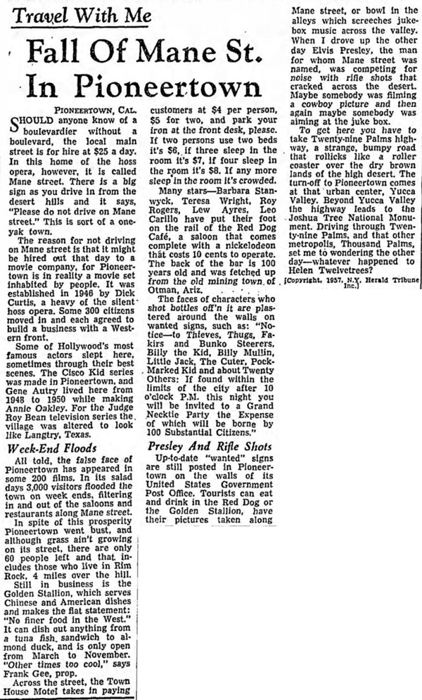 Mar. 24, 1957 - The Baltimore Sun article clipping