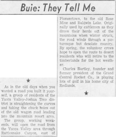 Feb. 25, 1959 - The San Bernardino County Sun article clipping