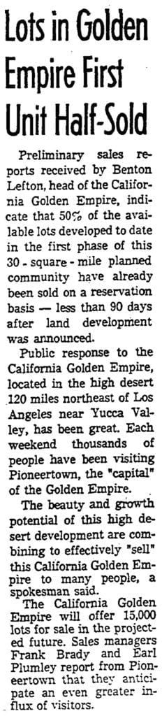 Mar. 27, 1966 - Los Angeles Times article clipping
